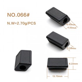 Black/Gold/Platinum/Rose Gold-Alloy Rectangular End stopper Black/Gold/Platinum/Rose Gold-Alloy Rectangular End stopper